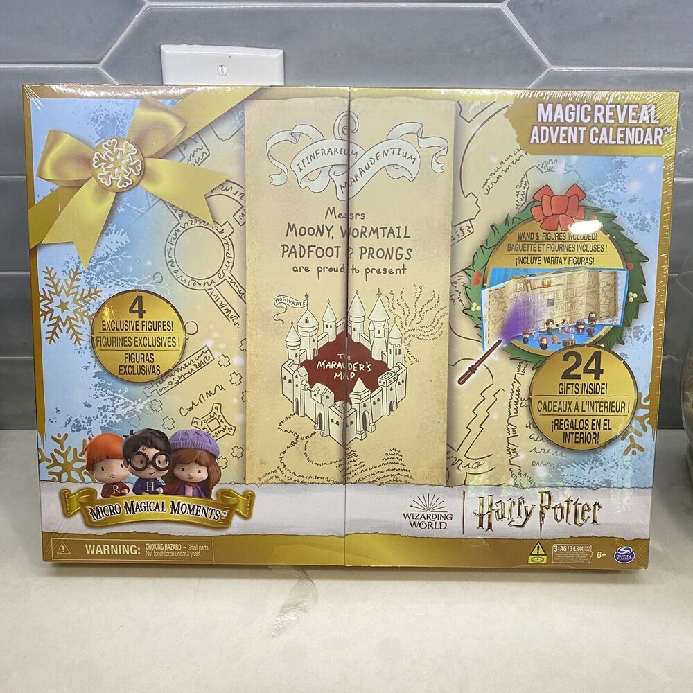 NEW Harry Potter Advent Calendar Wizarding World Hogwarts Micro Magical Moments